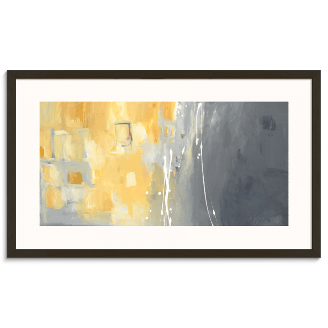 50 Shades of Grey and Yellow Wall Art Artist Lane
