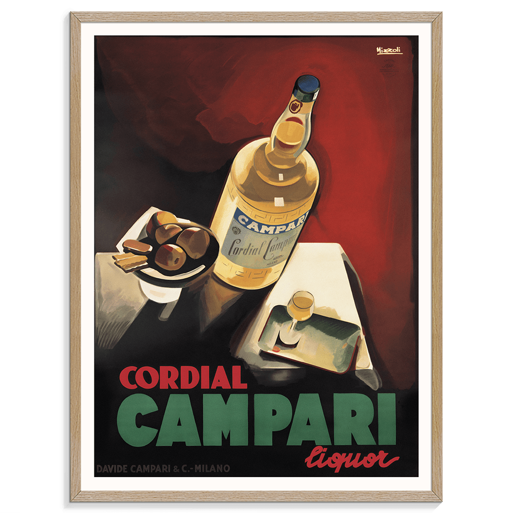 額縁付きポスター画　campari Cordial Campari | Wall Art | Artist Lane