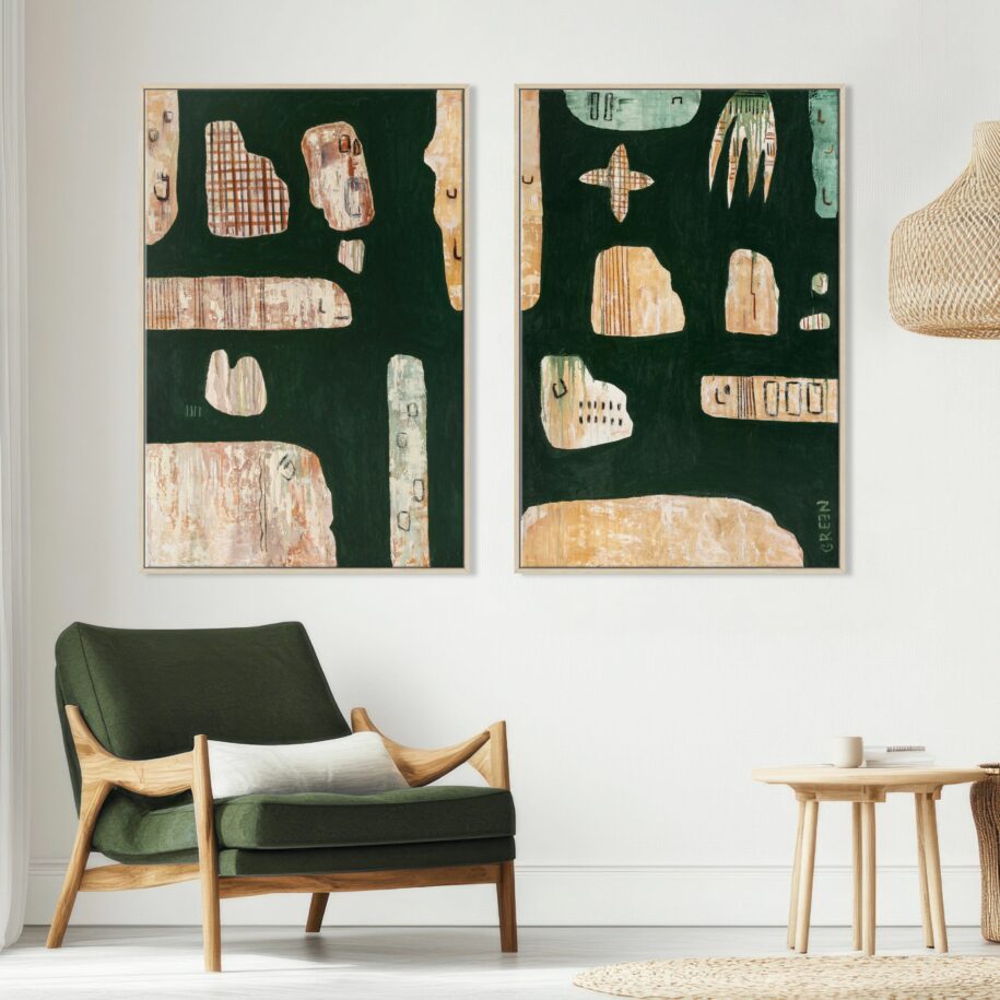 Fossil Face 1 & 2 Set