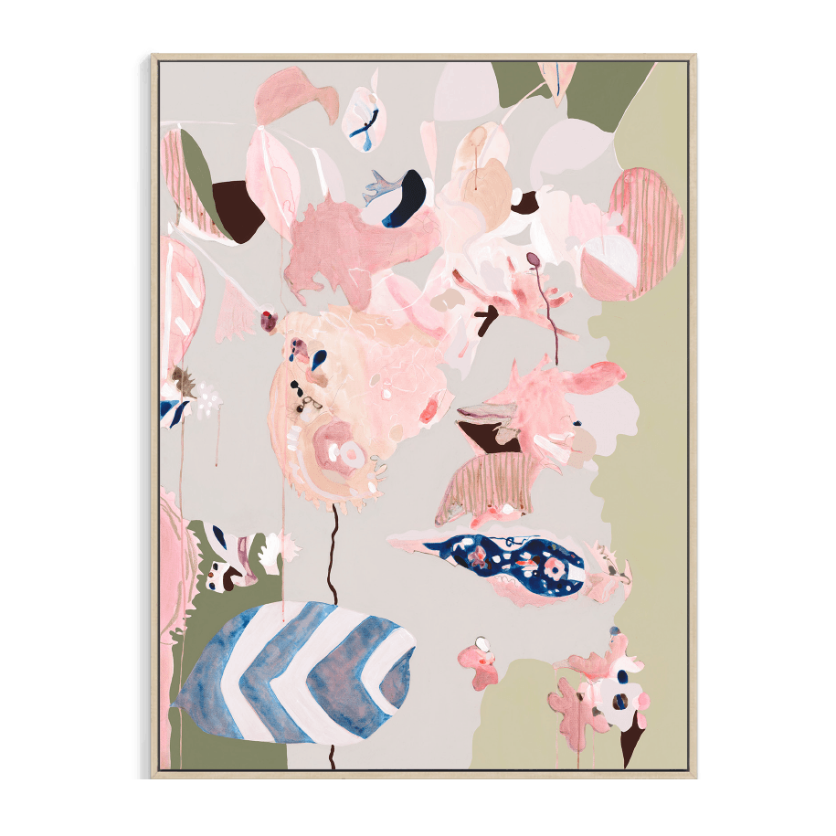 Silver & Lilac - Original Artwork