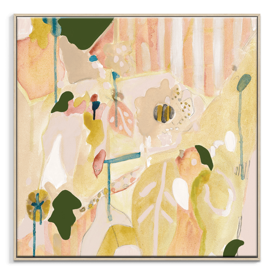 Raspberry and Gold | Wall Art | Artist Lane